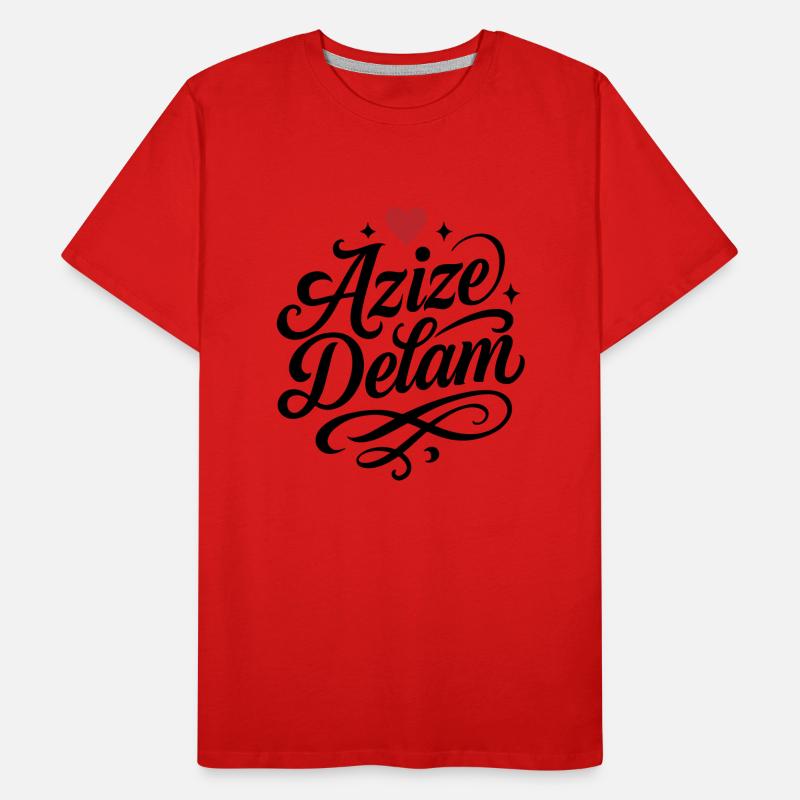 Azize Delam Persisch Iran Männer Premium Bio T-Shirt
