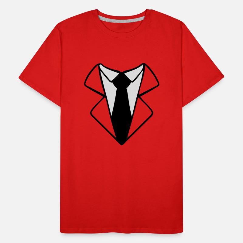 cravate T-shirt bio Premium Homme