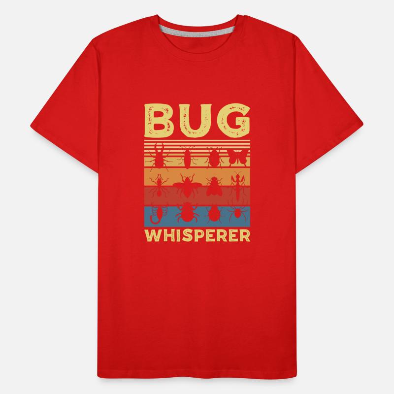 Bug Whisperer Bug Cadeaux pour filles T-shirt bio Premium Homme