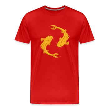 Carpe - Men's Premium Organic T-Shirt - red - Front - Damien (186cm)