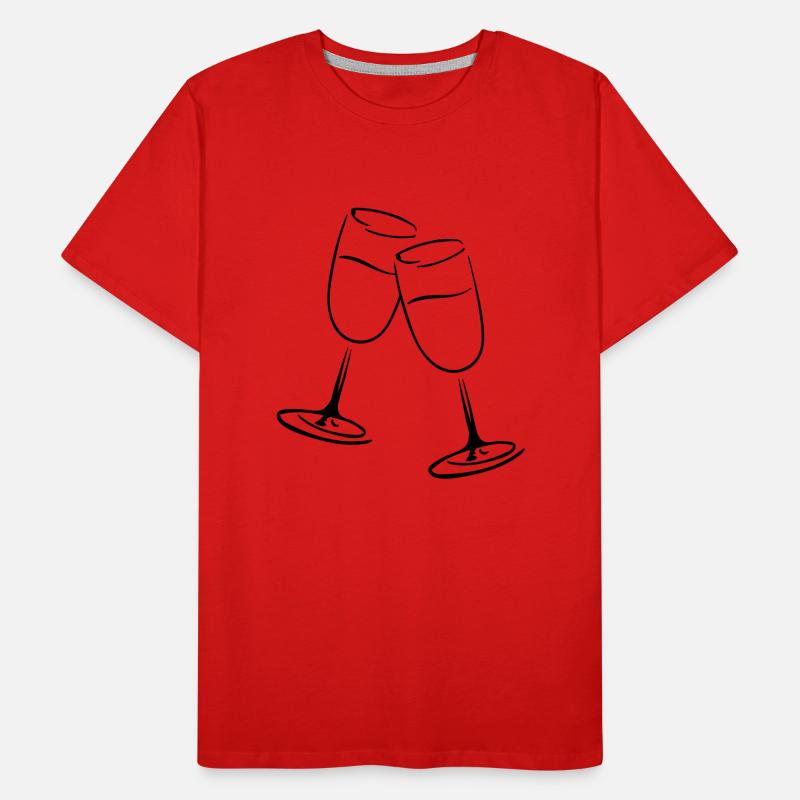 Coupes de T-shirt bio Premium Homme