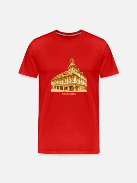 Geislingen Steige Göppingen Baden-Württemberg - T-shirt bio Premium Homme - rouge