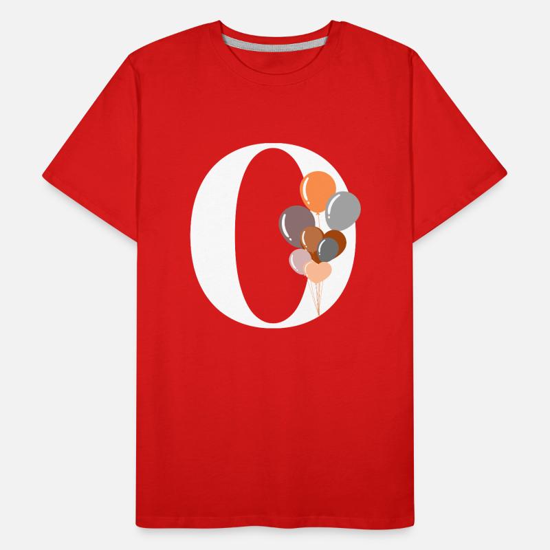 Brief oder Geburtstagsballon Männer Premium Bio T-Shirt