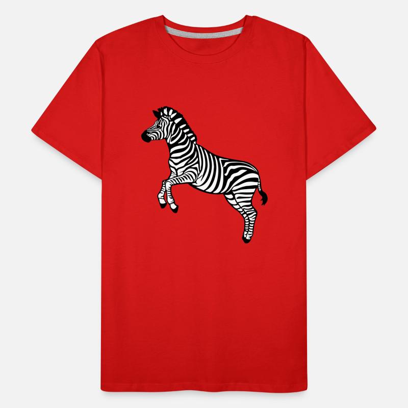 zebra Botswana Plains zebra Men's Premium Organic T-Shirt