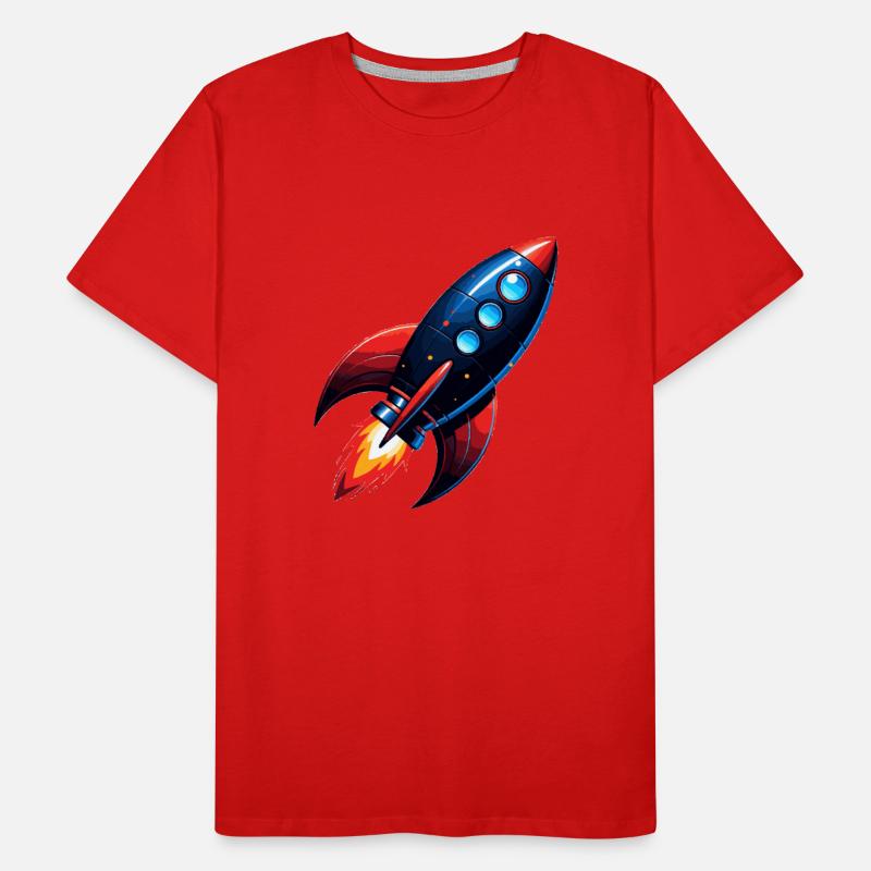 Rocket Launch Starter Men's Premium Organic T-Shirt