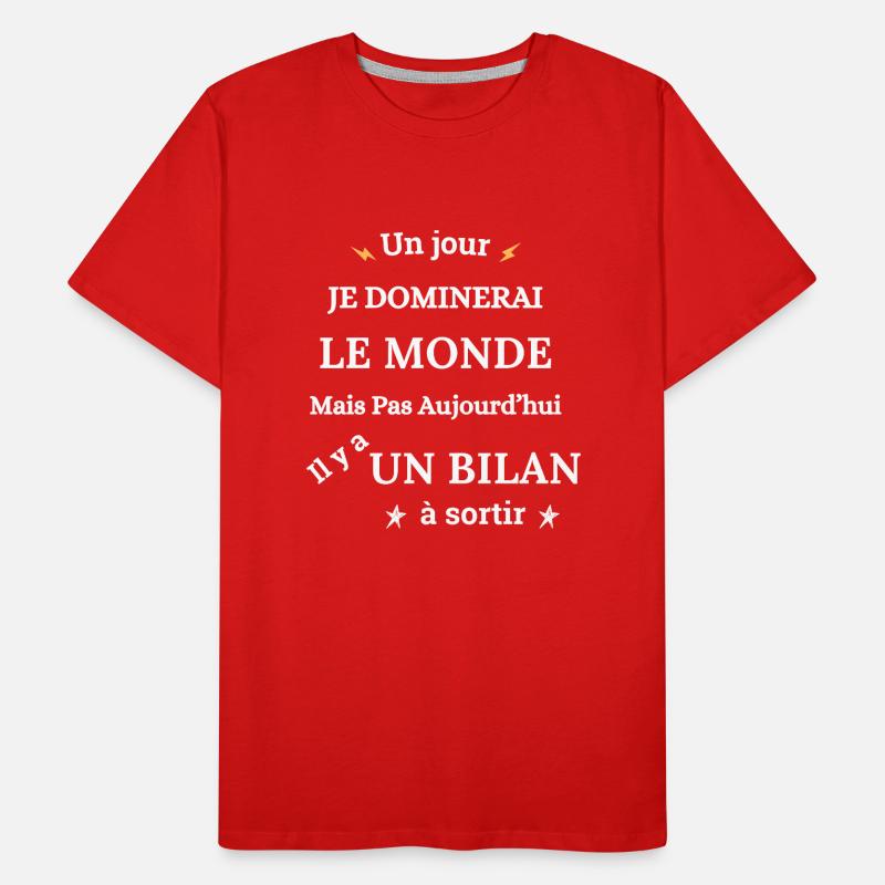 Comptable Comptabilité Métier T-shirt bio Premium Homme