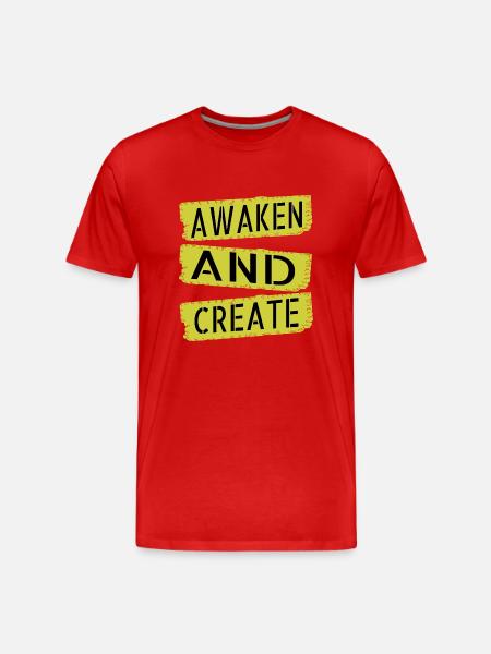 gift idea enlightenment quotes - Men's Premium Organic T-Shirt - red