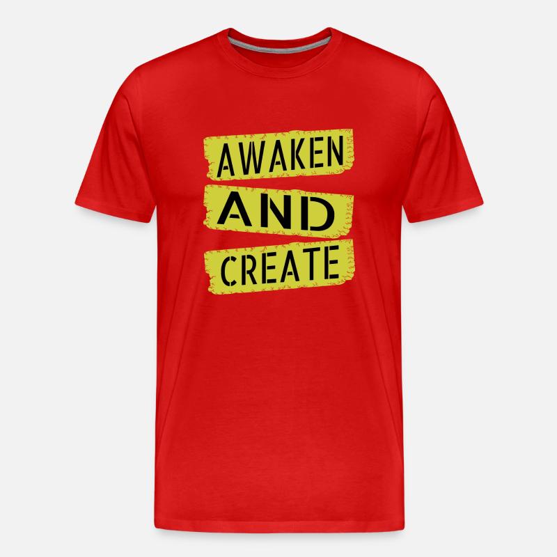 gift idea enlightenment quotes - Männer Premium Bio T-Shirt - Rot