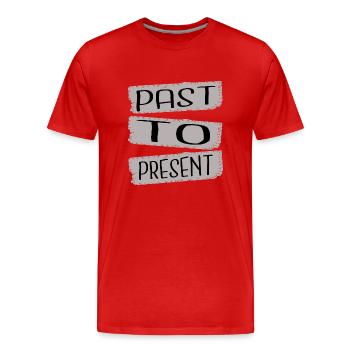 transformational experiences inner transformation - Männer Premium Bio T-Shirt - Rot - Vorne - Damien (186cm)