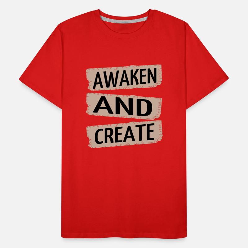 Enlightenment Quotes Innovative Ideas Statement Men's Premium Organic T-Shirt