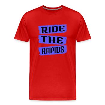 present birthday present present idea - Männer Premium Bio T-Shirt - Rot - Vorne - Damien (186cm)