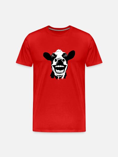 | Vache sauvage - T-shirt bio Premium Homme - rouge