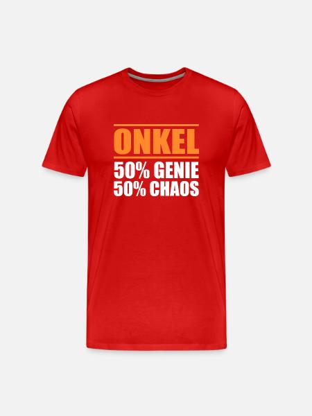 Oncle - T-shirt bio Premium Homme - rouge