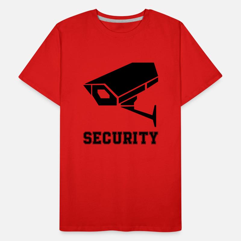 Caméra de surveillance T-shirt bio Premium Homme