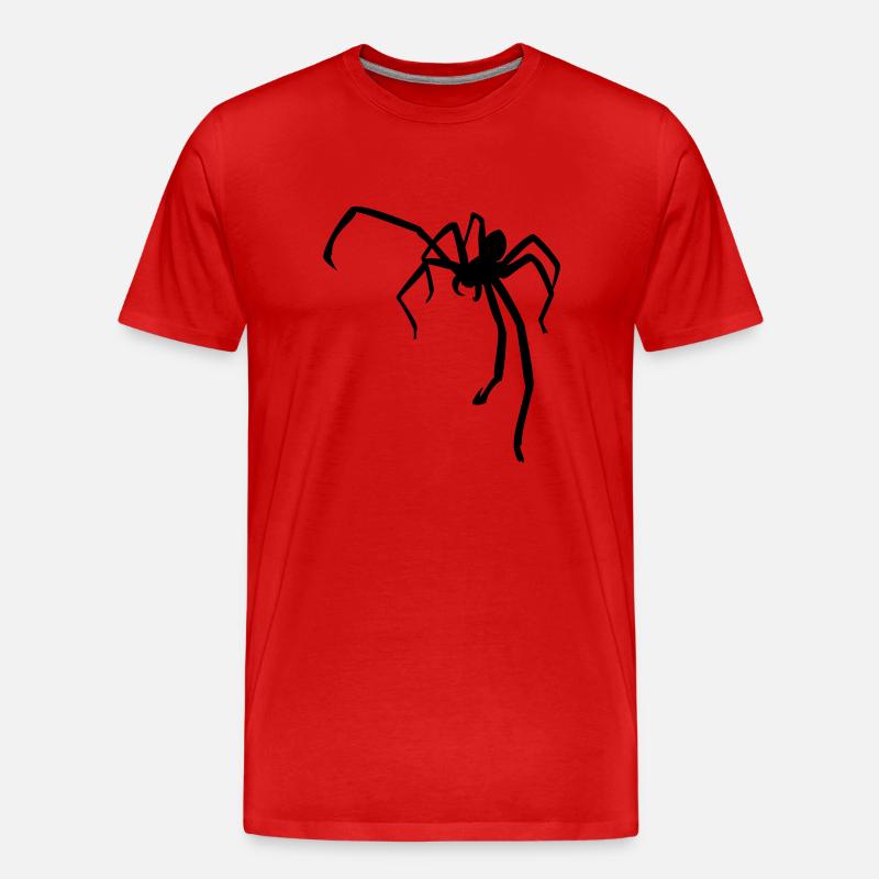 Huntsman Spider - Männer Premium Bio T-Shirt - Rot