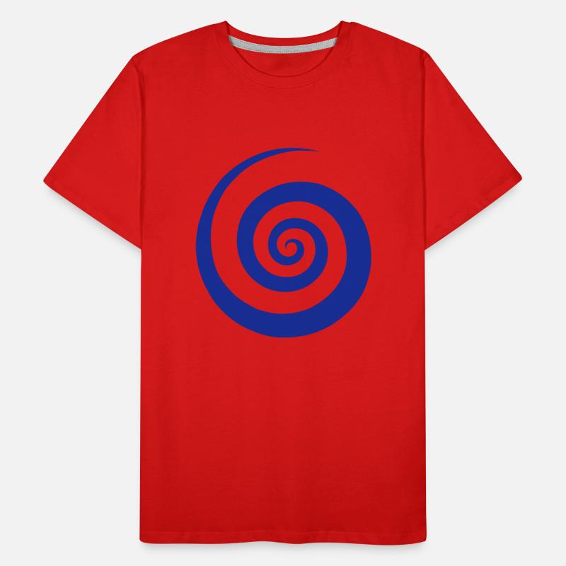 Spiral Pattern T-shirt bio Premium Homme