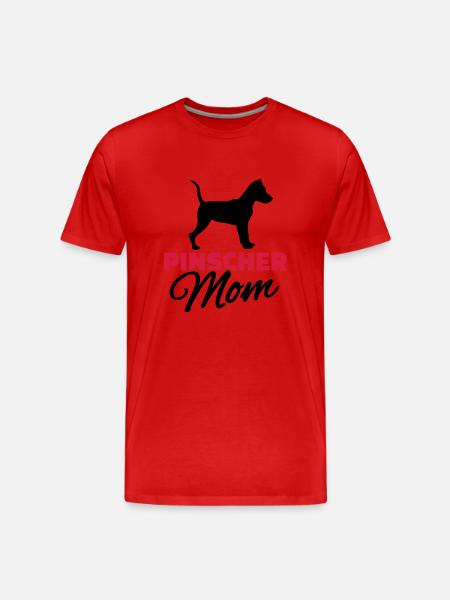 Zwergpinscher - Männer Premium Bio T-Shirt - Rot
