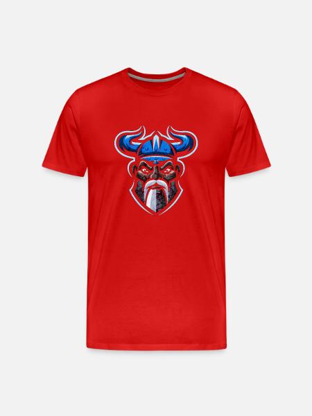 Viking Esports emblem - Men's Premium Organic T-Shirt - red