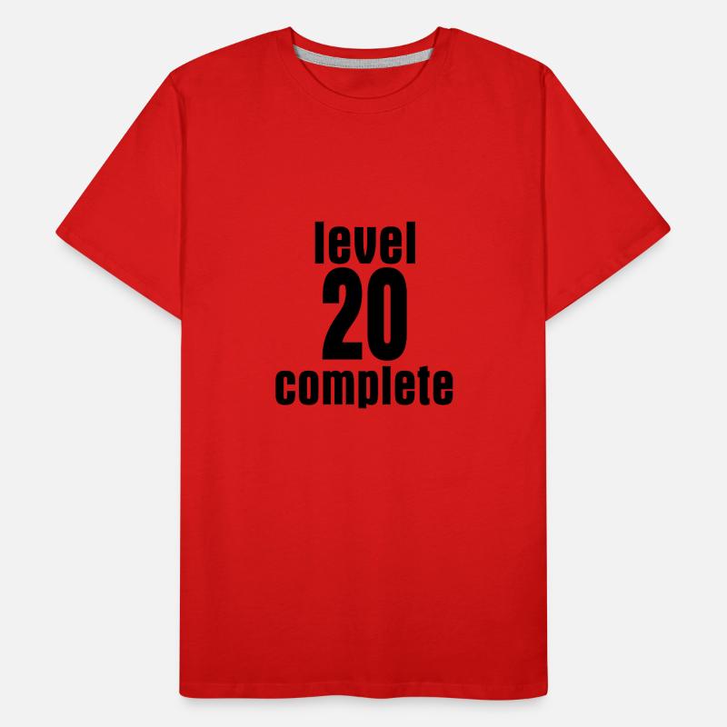level 20 complete Männer Premium Bio T-Shirt