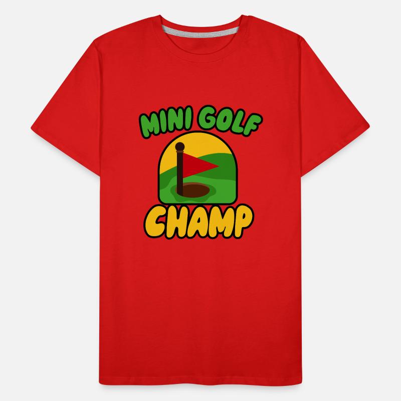 Golf Champ Männer Premium Bio T-Shirt