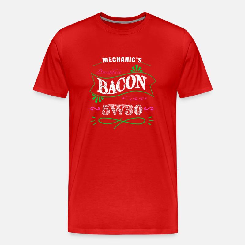 joke statement funny quote baseballgift - Männer Premium Bio T-Shirt - Rot