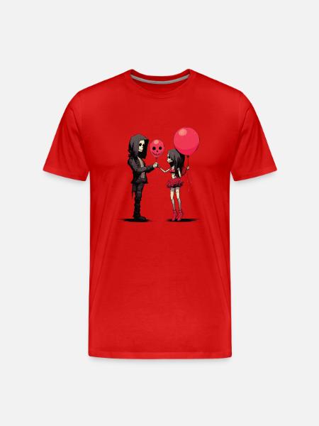 Gothic Love - Men's Premium Organic T-Shirt - red