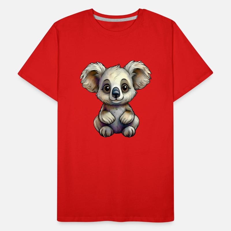 Tiny Koala Men's Premium Organic T-Shirt