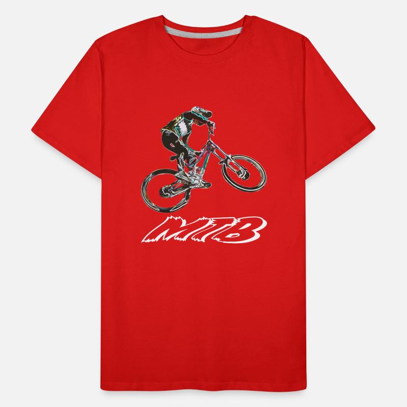 vtt descente T-shirt bio Premium Homme
