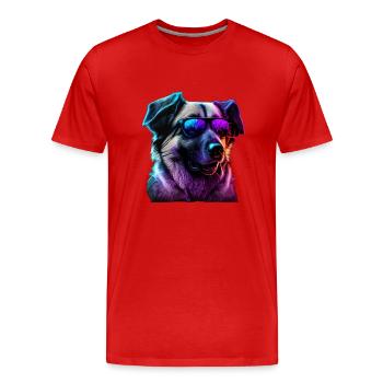 Anatolian Shepherd Dog Dogs Anatolian Shepherd - Men's Premium Organic T-Shirt - red - Front - Damien (186cm)