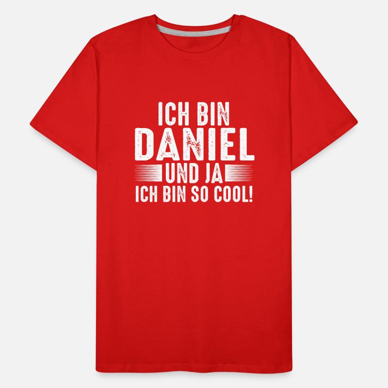 First name Daniel Men's Premium Organic T-Shirt