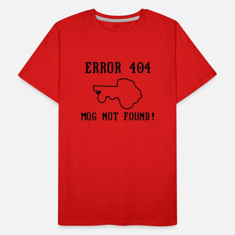Error 404 Mog not found! - editierbar - Unimog Männer Premium Bio T-Shirt
