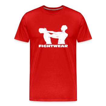 Wing Chun | Fightwear - Männer Premium Bio T-Shirt - Rot - Vorne - Damien (186cm)