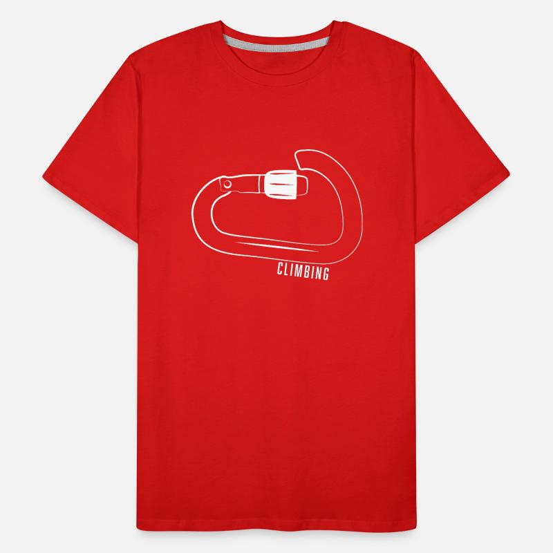 CLIMBING BLANC T-shirt bio Premium Homme