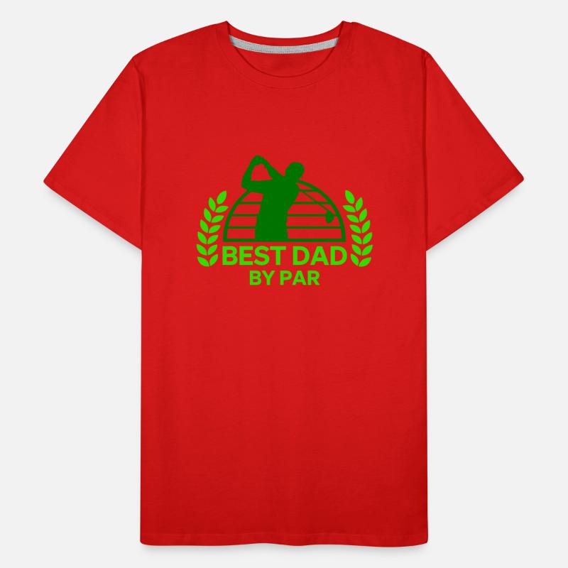 BEST PAPI PAR GOLFER SAYING MOTIFS GIFT Men's Premium Organic T-Shirt