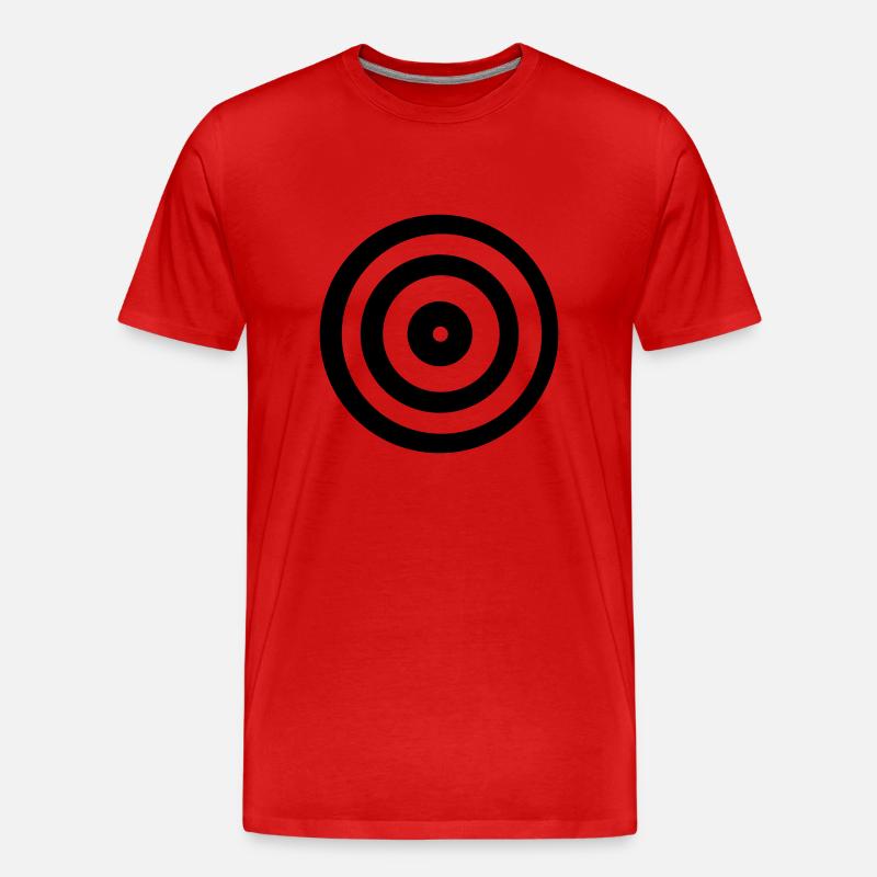 Ziel - Männer Premium Bio T-Shirt - Rot