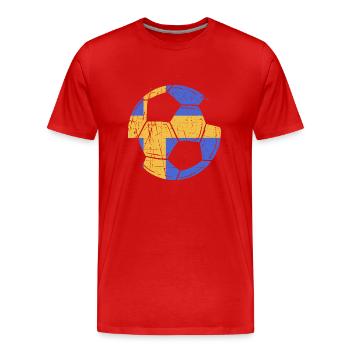 Schweden Schwedisch - Männer Premium Bio T-Shirt - Rot - Vorne - Damien (186cm)