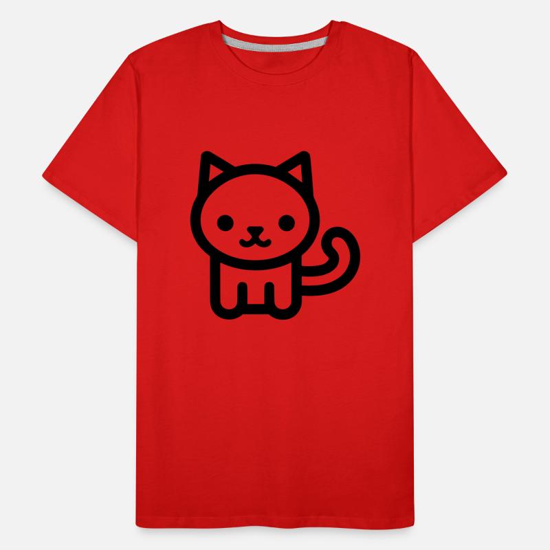 cat Men's Premium Organic T-Shirt