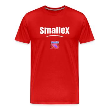 smallex - T-shirt bio Premium Homme - rouge - Devant - Damien (186cm)