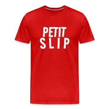 petit slip - T-shirt bio Premium Homme - rouge - Devant - Damien (186cm)