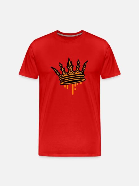 Crown Royal Symbol - Men's Premium Organic T-Shirt - red