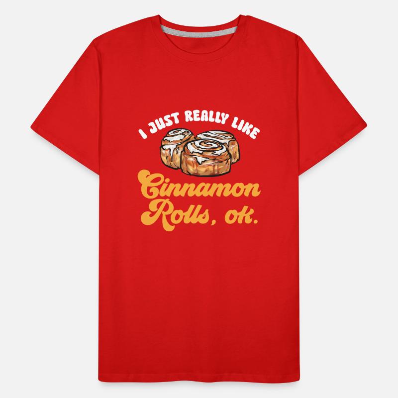 Rouleau à la cannelle T-shirt bio Premium Homme