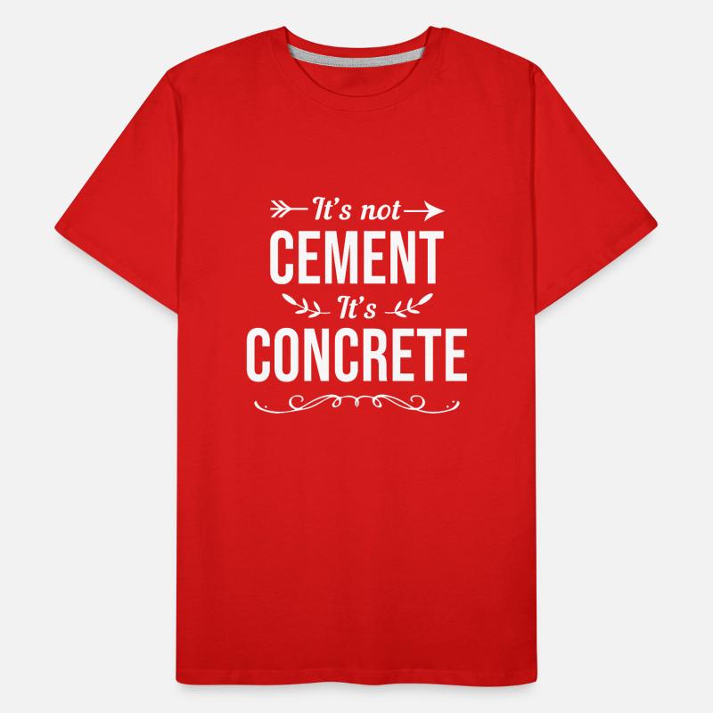 Construction worker construction site Men's Premium Organic T-Shirt