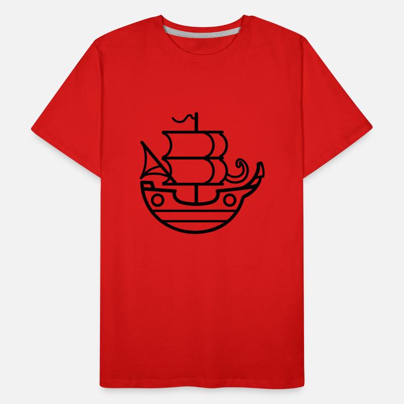 Bateau pirate T-shirt bio Premium Homme