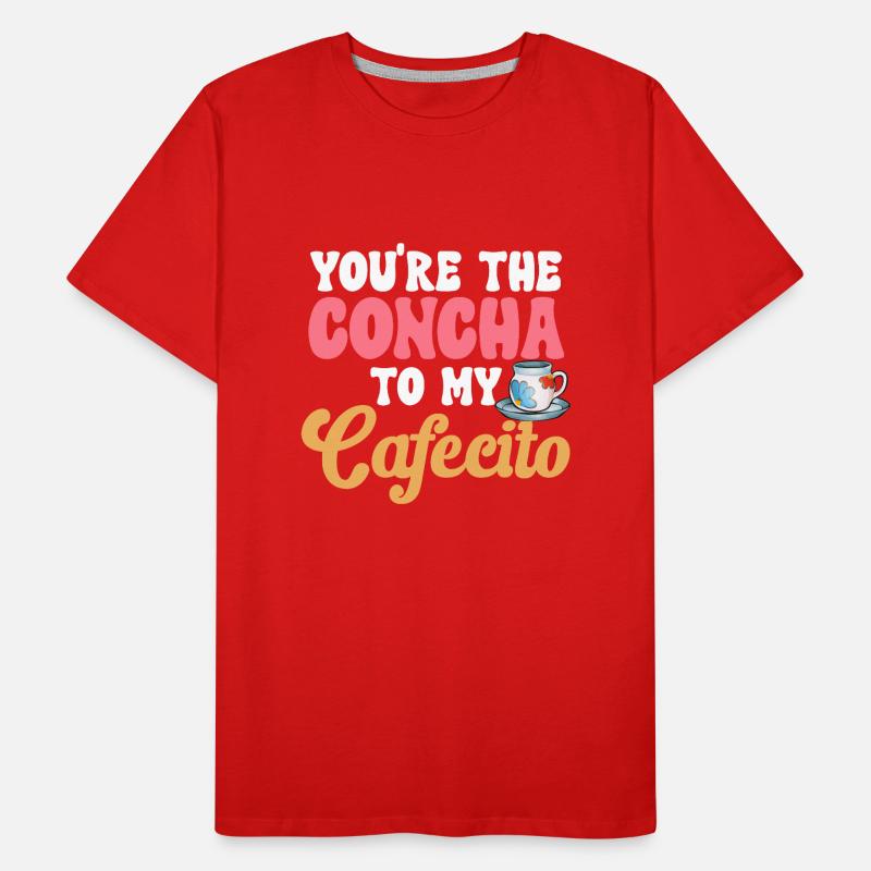 Concha Hispanic Mexikanisch Pan Dulce Männer Premium Bio T-Shirt
