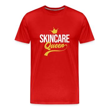 Kosmetikerin - Männer Premium Bio T-Shirt - Rot - Vorne - Damien (186cm)