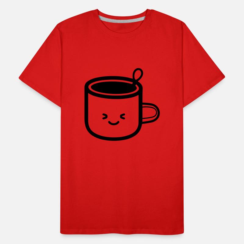 Mug de café T-shirt bio Premium Homme