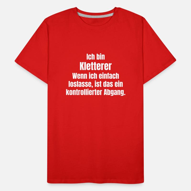 Climber makes exit Men's Premium Organic T-Shirt