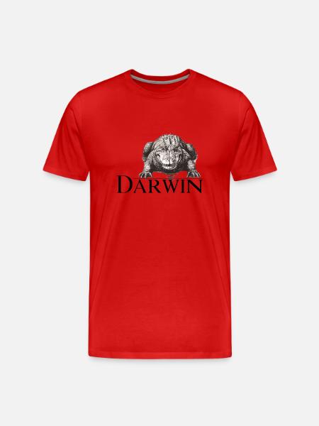 Darwin Aligator - T-shirt bio Premium Homme - rouge