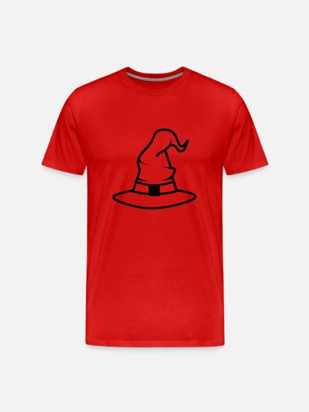 Magic Hat - Men's Premium Organic T-Shirt - red