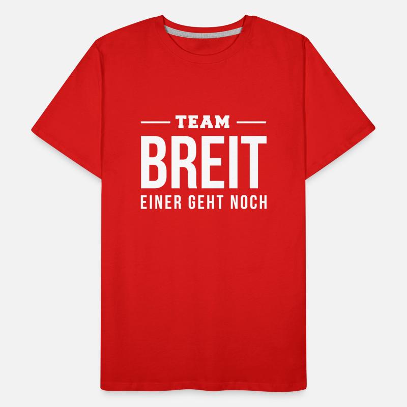 Team Breit einer noch Männer Premium Bio T-Shirt